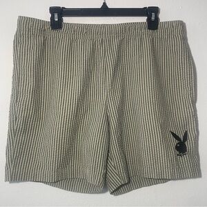 Playboy x PacSun Striped Tan Men’s Shorts